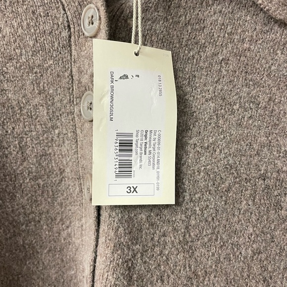 1/4 button down, soft and cozy sweater 3X a new day - Picture 9 of 9